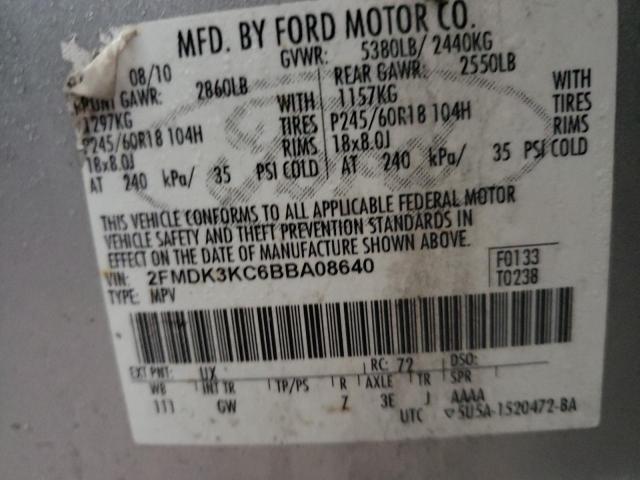 Photo 9 VIN: 2FMDK3KC6BBA08640 - FORD EDGE LIMIT 