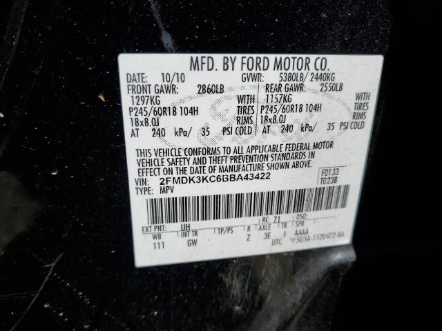 Photo 11 VIN: 2FMDK3KC6BBA43422 - FORD EDGE 