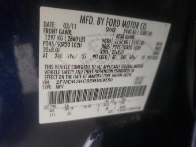 Photo 9 VIN: 2FMDK3KC6BBB09550 - FORD EDGE LIMIT 