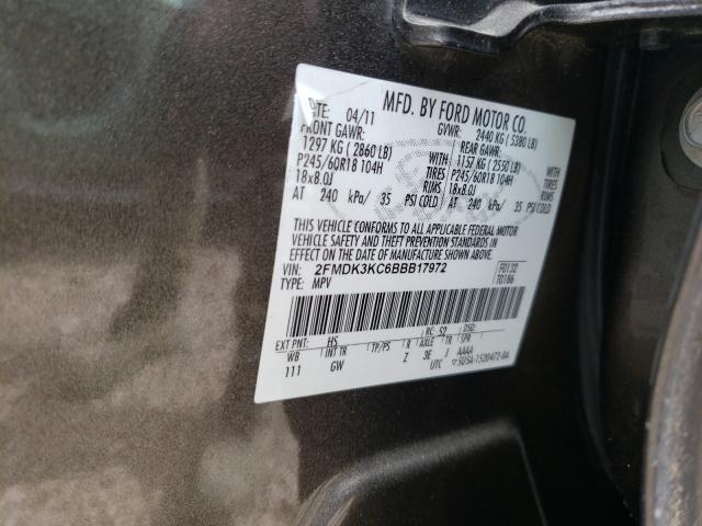 Photo 9 VIN: 2FMDK3KC6BBB17972 - FORD EDGE LIMIT 