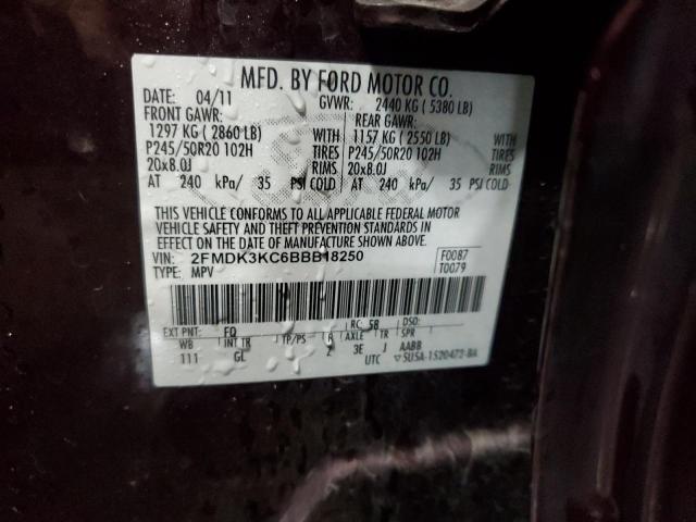 Photo 12 VIN: 2FMDK3KC6BBB18250 - FORD EDGE LIMIT 