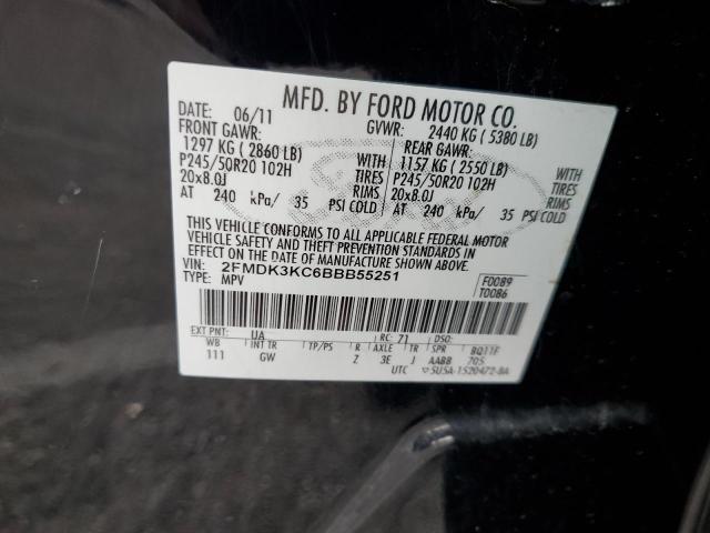 Photo 12 VIN: 2FMDK3KC6BBB55251 - FORD EDGE 