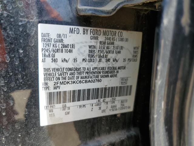 Photo 12 VIN: 2FMDK3KC6CBA02760 - FORD EDGE LIMIT 