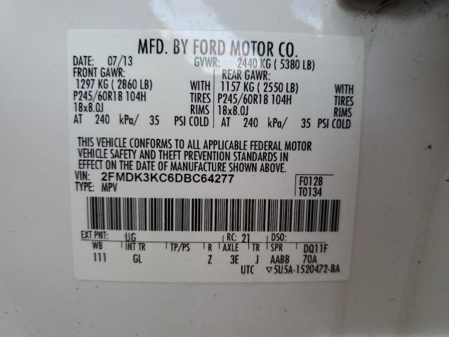 Photo 12 VIN: 2FMDK3KC6DBC64277 - FORD EDGE LIMIT 