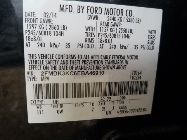 Photo 9 VIN: 2FMDK3KC6EBA46910 - FORD EDGE LIMIT 