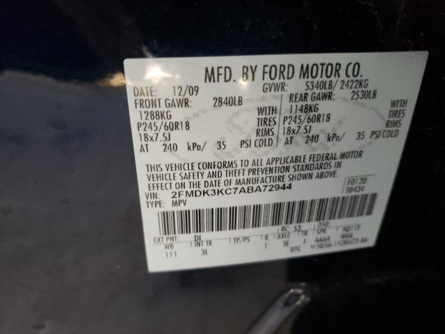 Photo 9 VIN: 2FMDK3KC7ABA72944 - FORD EDGE LIMIT 