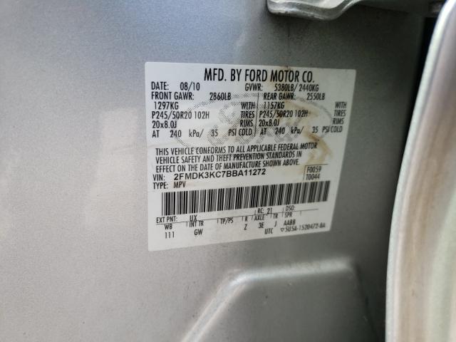 Photo 9 VIN: 2FMDK3KC7BBA11272 - FORD EDGE LIMIT 