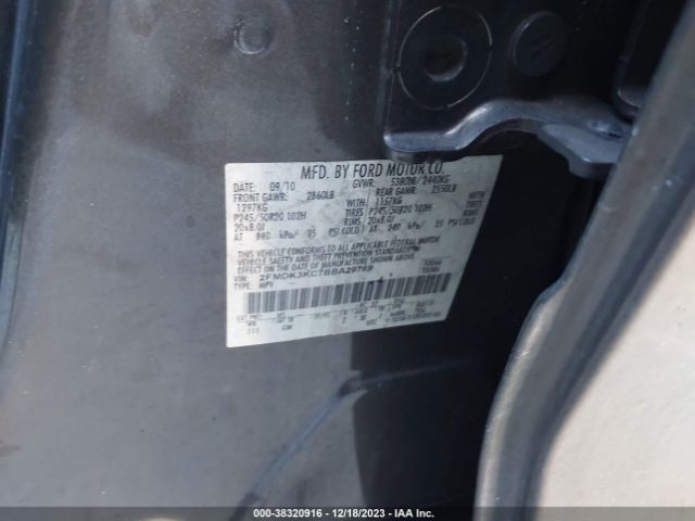 Photo 8 VIN: 2FMDK3KC7BBA29769 - FORD EDGE 