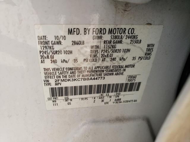 Photo 9 VIN: 2FMDK3KC7BBA44773 - FORD EDGE LIMIT 