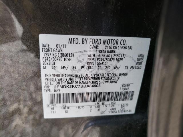 Photo 12 VIN: 2FMDK3KC7BBA84903 - FORD EDGE 