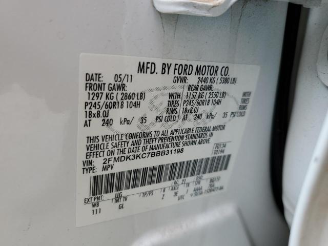 Photo 9 VIN: 2FMDK3KC7BBB31198 - FORD EDGE LIMIT 