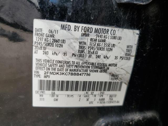 Photo 12 VIN: 2FMDK3KC7BBB47756 - FORD EDGE 