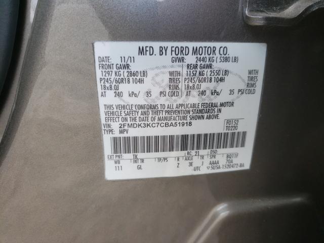 Photo 9 VIN: 2FMDK3KC7CBA51918 - FORD EDGE LIMIT 