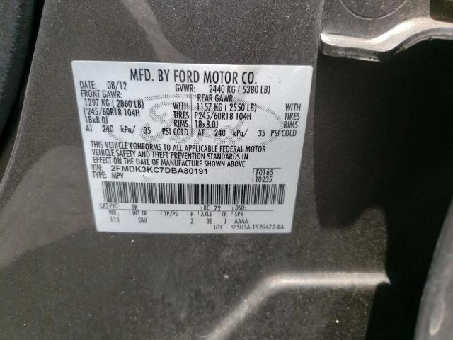 Photo 9 VIN: 2FMDK3KC7DBA80191 - FORD EDGE LIMIT 