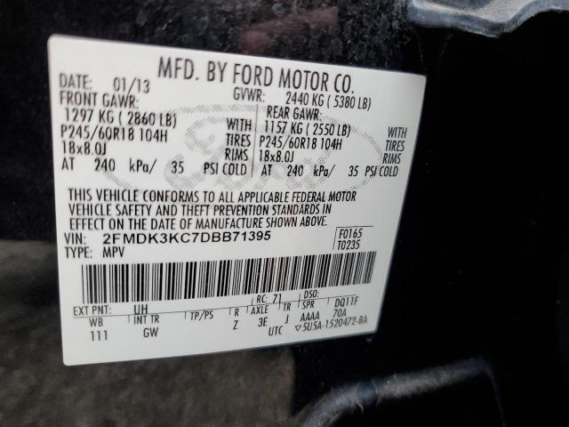 Photo 12 VIN: 2FMDK3KC7DBB71395 - FORD EDGE LIMIT 