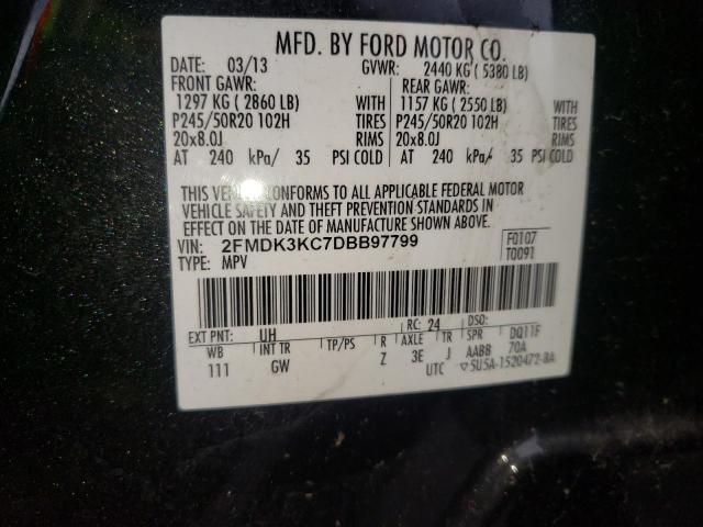 Photo 9 VIN: 2FMDK3KC7DBB97799 - FORD EDGE LIMIT 