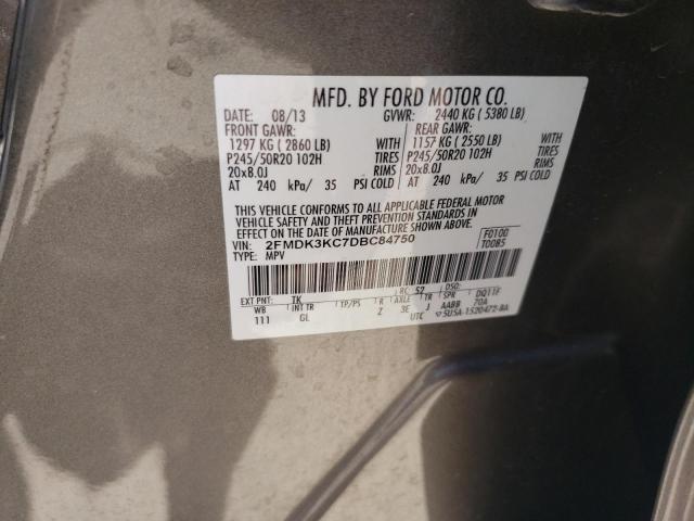 Photo 12 VIN: 2FMDK3KC7DBC84750 - FORD EDGE LIMIT 