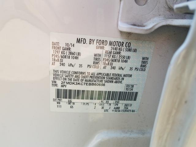 Photo 9 VIN: 2FMDK3KC7EBB60656 - FORD EDGE LIMIT 