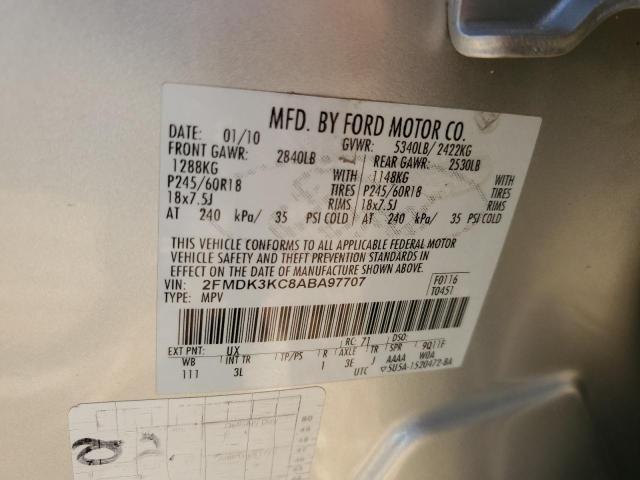 Photo 12 VIN: 2FMDK3KC8ABA97707 - FORD EDGE LIMIT 