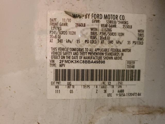 Photo 12 VIN: 2FMDK3KC8BBA49898 - FORD EDGE 