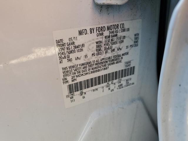 Photo 11 VIN: 2FMDK3KC8BBB31887 - FORD EDGE 