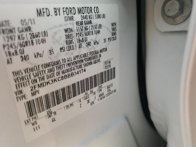 Photo 12 VIN: 2FMDK3KC8BBB34174 - FORD EDGE LIMIT 