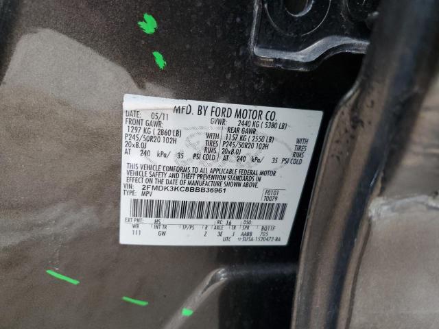 Photo 12 VIN: 2FMDK3KC8BBB36961 - FORD EDGE 