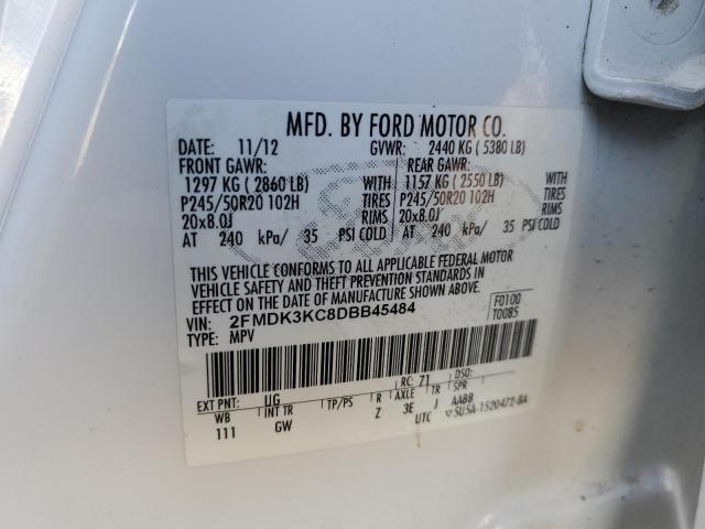 Photo 11 VIN: 2FMDK3KC8DBB45484 - FORD EDGE 