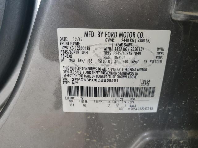 Photo 12 VIN: 2FMDK3KC8DBB56551 - FORD EDGE 