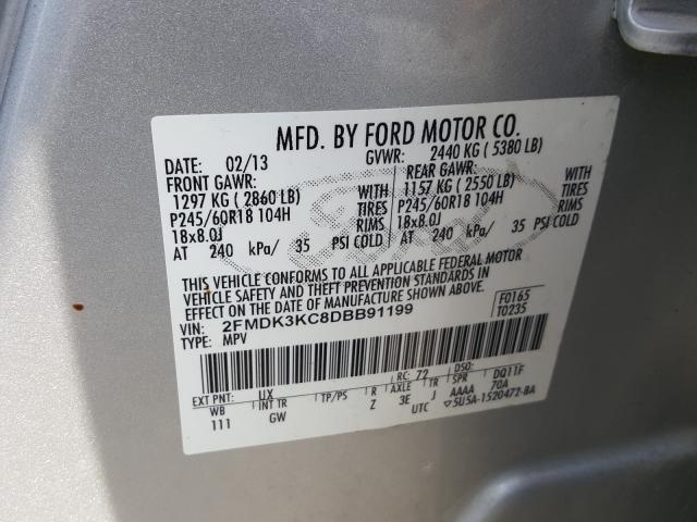 Photo 9 VIN: 2FMDK3KC8DBB91199 - FORD EDGE LIMIT 