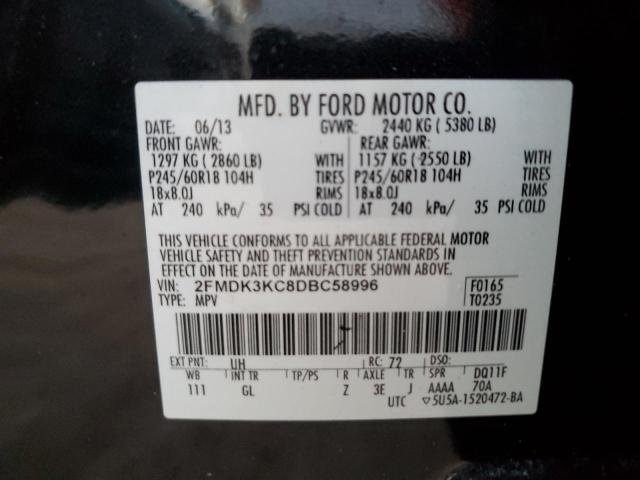 Photo 13 VIN: 2FMDK3KC8DBC58996 - FORD EDGE LIMIT 