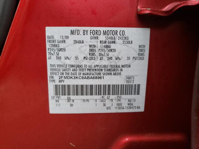 Photo 9 VIN: 2FMDK3KC9ABA68961 - FORD EDGE LIMIT 