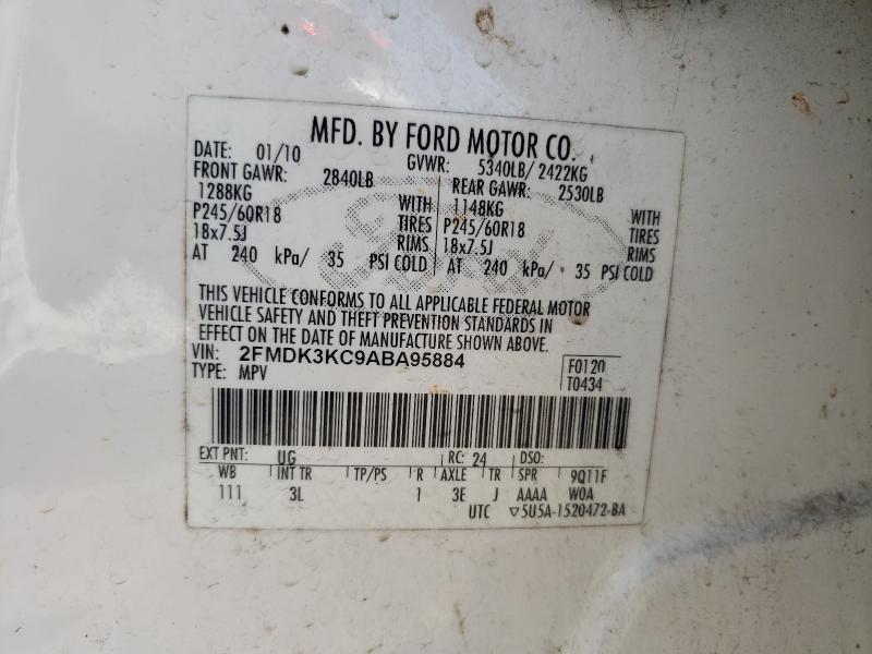 Photo 9 VIN: 2FMDK3KC9ABA95884 - FORD EDGE LIMIT 