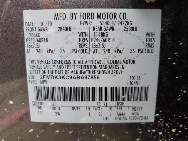 Photo 12 VIN: 2FMDK3KC9ABA97859 - FORD EDGE LIMIT 