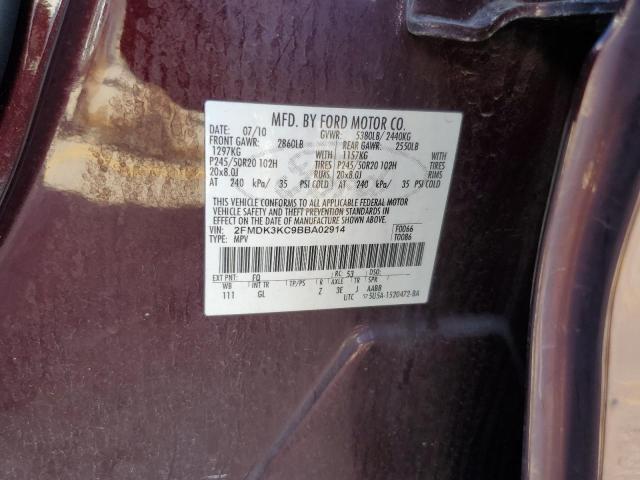 Photo 12 VIN: 2FMDK3KC9BBA02914 - FORD EDGE 