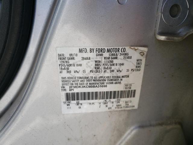 Photo 12 VIN: 2FMDK3KC9BBA31698 - FORD EDGE 