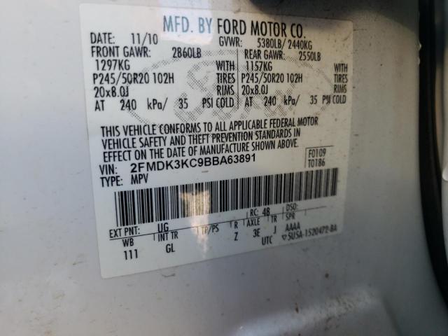 Photo 9 VIN: 2FMDK3KC9BBA63891 - FORD EDGE LIMIT 