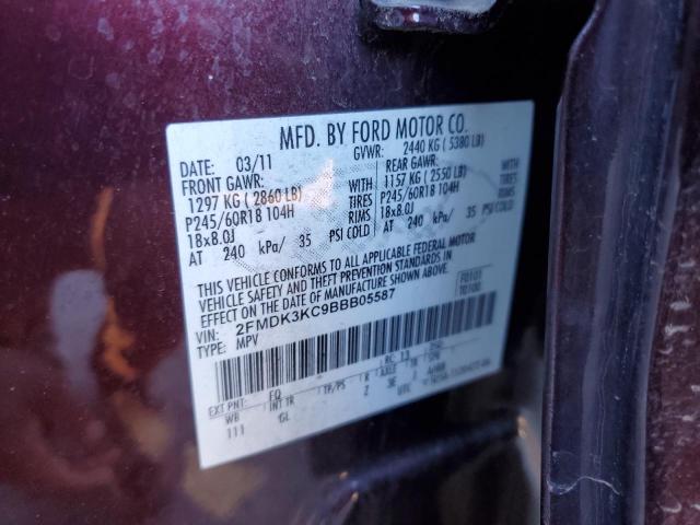 Photo 11 VIN: 2FMDK3KC9BBB05587 - FORD EDGE 