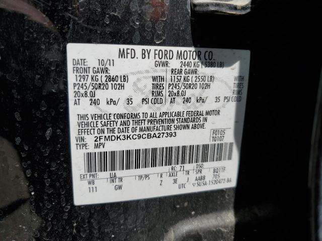 Photo 12 VIN: 2FMDK3KC9CBA27393 - FORD EDGE LIMIT 