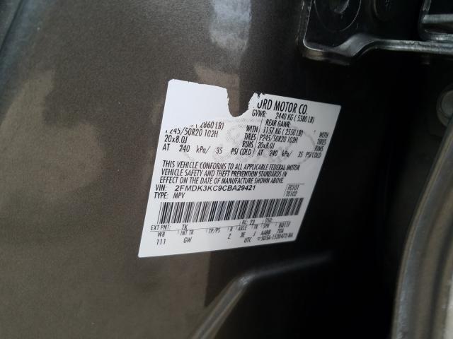 Photo 9 VIN: 2FMDK3KC9CBA29421 - FORD EDGE LIMIT 