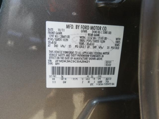 Photo 9 VIN: 2FMDK3KC9CBA29421 - FORD EDGE LIMIT 