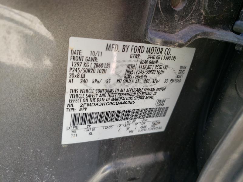 Photo 9 VIN: 2FMDK3KC9CBA40385 - FORD EDGE LIMIT 