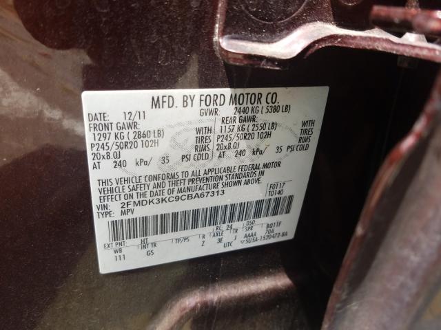 Photo 9 VIN: 2FMDK3KC9CBA67313 - FORD EDGE LIMIT 