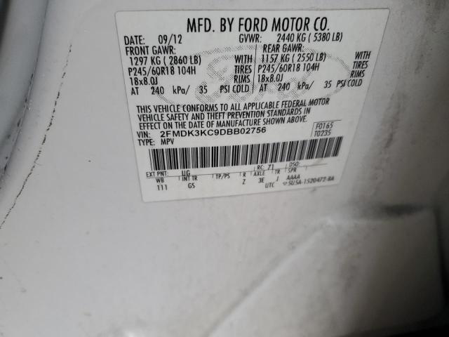 Photo 12 VIN: 2FMDK3KC9DBB02756 - FORD EDGE LIMIT 