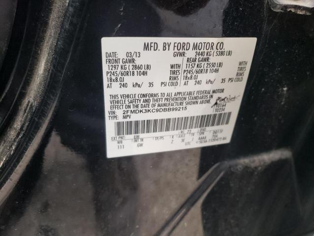 Photo 12 VIN: 2FMDK3KC9DBB99215 - FORD EDGE LIMIT 