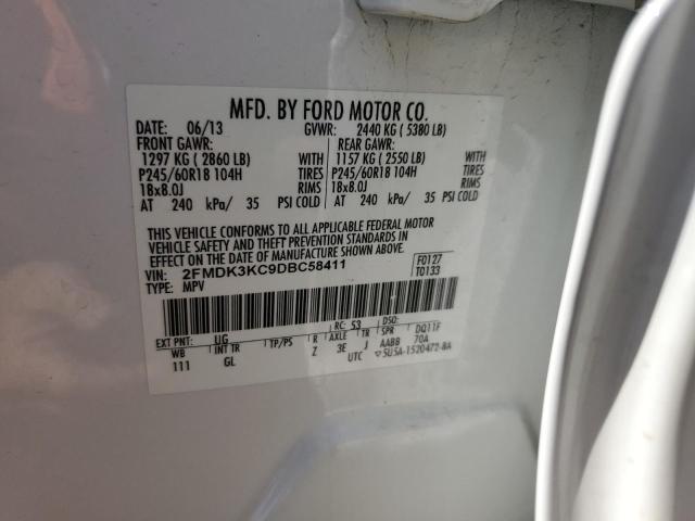 Photo 11 VIN: 2FMDK3KC9DBC58411 - FORD EDGE 