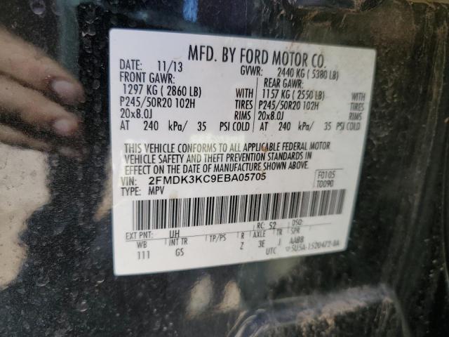 Photo 12 VIN: 2FMDK3KC9EBA05705 - FORD EDGE LIMIT 