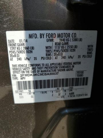 Photo 12 VIN: 2FMDK3KC9EBA30037 - FORD EDGE LIMIT 