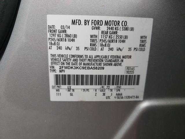 Photo 9 VIN: 2FMDK3KC9EBA58209 - FORD EDGE LIMIT 