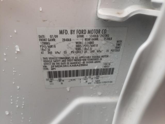 Photo 9 VIN: 2FMDK3KCXABA23964 - FORD EDGE LIMIT 